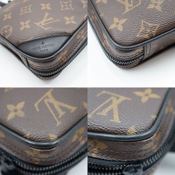 Louis Vuitton Utility Side Bag Monogram Brown Body - Picture 5 of 5